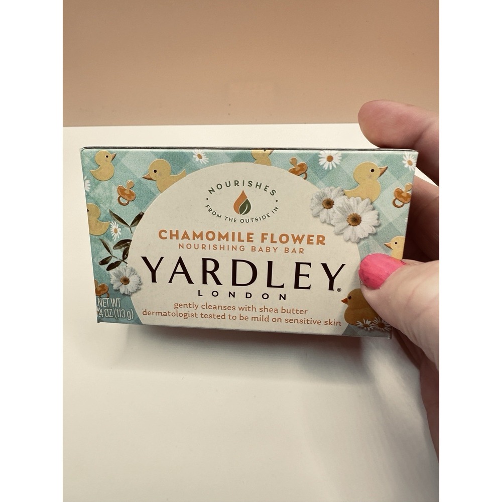 Yardley London‎ Chamomile Flower Baby Bar Soap 4 oz Sensitive Skin Sealed